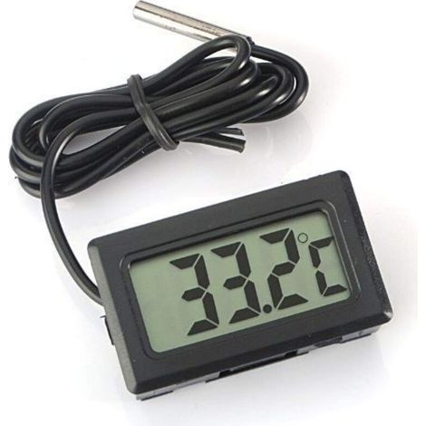 YMYNY Moniteur de température de thermomètre LCD numérique avec sonde étanche externe pour réfrigérateur congélateur réfrigérateur aquarium