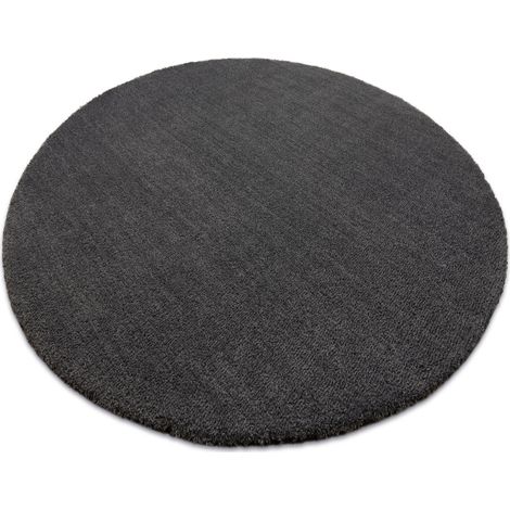 Modern washing carpet LATIO 71351100 circle grey grey round 80 cm