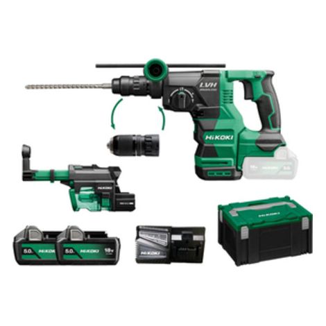 HiKOKI Perceuse-visseuse et marteau burineur sans fil (SDS-plus) DH1826DC (5,0 Ah) (HSC II)