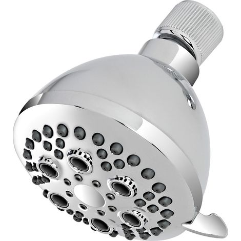 Soffione Doccia Cromato Cinque Funzioni diametro 9 cm (1/2)