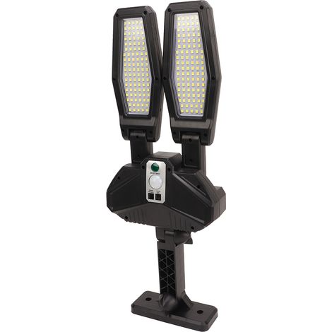 Lampadaire solaire pour extérieur, jardin, ultra-lumineux, étanche, capteur solaire, 200 LED, 5 W (1/5)