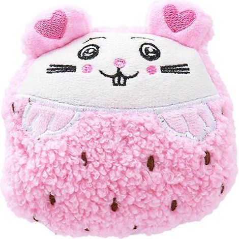 Cartoon Fruit Jouet pour chien - sonore Peluche Stuffed chiot jouet – Rose
