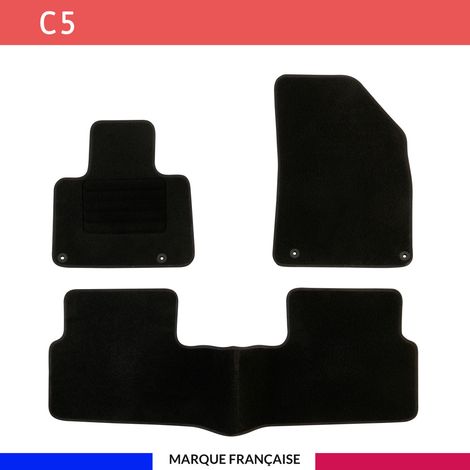Tapis de voiture - Sur Mesure pour C5 (2008 - 2014) - 3 pièces - Tapis de sol antidérapant pour automobile (1/4)