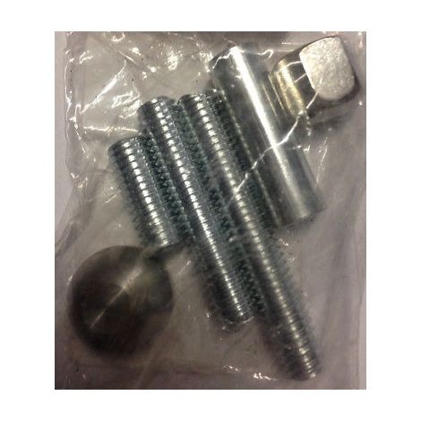 Buchbinderschrauben aus Edelstahl mit manipulationssicherer Befestigung Ø8 mm INOX IMPORT - 247