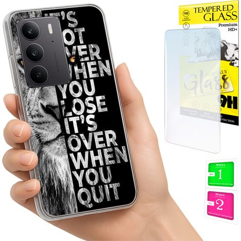 Funda para Realme C75 / 14X 5G con cubierta trasera para fotos y cristal 9H. (1/5)