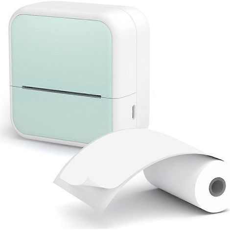 Mini-Thermodrucker mit Aufklebern für Notizen, Tagebucheinträge, Bastelarbeiten, als Kindergeschenk, umweltfreundlich (1/5)