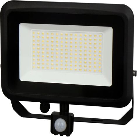 Projecteur LED 100W 120° IP65 avec Détecteur de Mouvement - Blanc Neutre  - SILUMEN