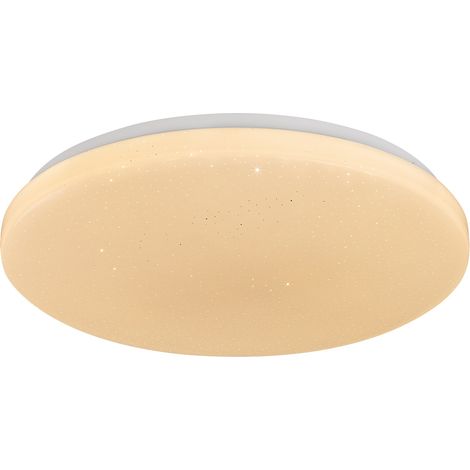 Plafonnier LED rond blanc 34 W à intensité variable effet ciel étoilé avec télécommande Rabalux Danny2 (1/5)