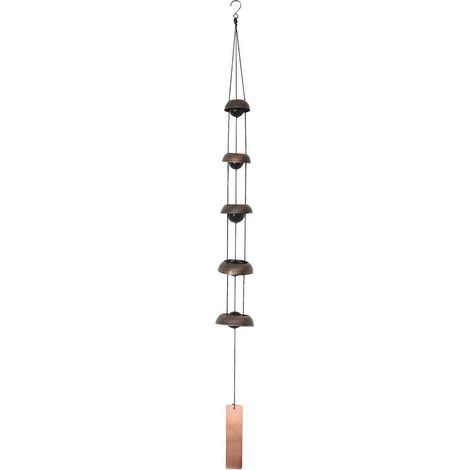 Carillon éolien à 5 cloches, style temple, inspiré du Feng Shui (1/5)