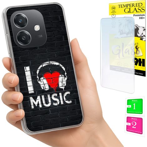 Funda para Oppo A40 / A40m / A60 5G con cubierta para foto y tapa trasera de cristal 9H. (1/5)