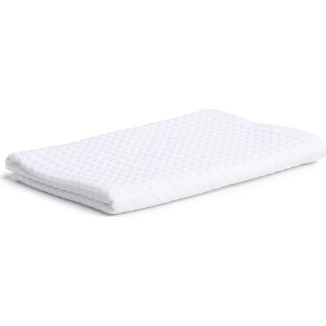 Drap de Douche 100% Coton, Blanc, 70 x 140 cm (1/5)