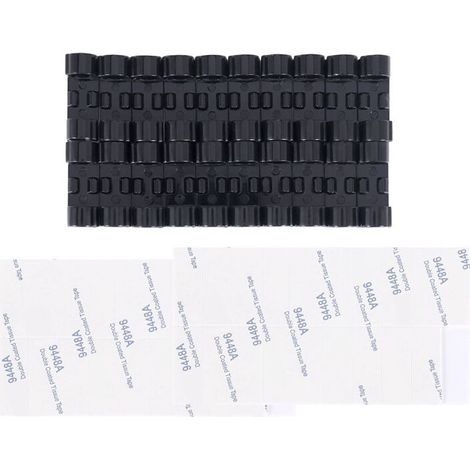 20PCS/Lot Fil de Fixation Pince Clip de Fil de Bureau éliminer Des Clips Titulaires de Pinces Cable Clip Peripherique Cable USB Clips Titulaire (1/5)