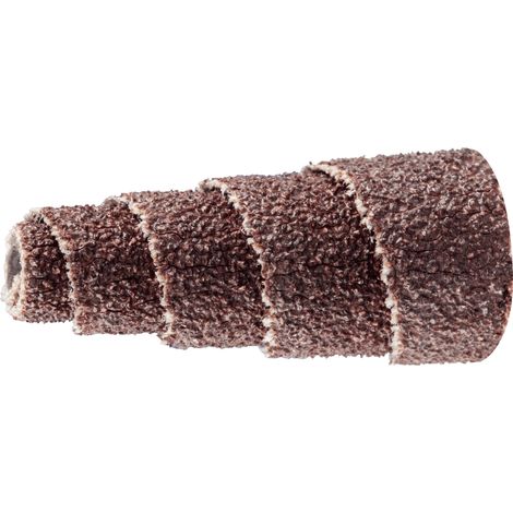 PFERD TOOLS POLIROLL PRK konische Schleifrollen Ø 12x25 mm Bohrung Ø 3 mm Korund A80 50 Stk