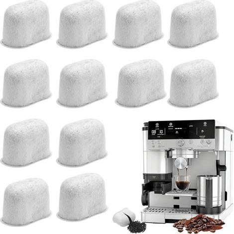 HOXILEELEO - 12 Pièces Filtres à Café pour Ninja Luxe Café Accessories, Charbon Actif Filtre à Eau de Rechange Absorbe Efficacement les Impuretés (1/5)