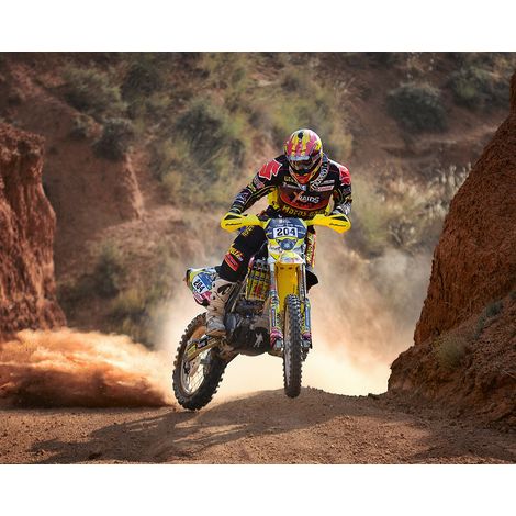 Papier peint panoramique Motocross - 130 cm x 104 cm (1/2)