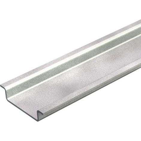OBO Bettermann Barra DIN non forata 1000x35x7,5 acciaio zincato Sendzimir, 1115677