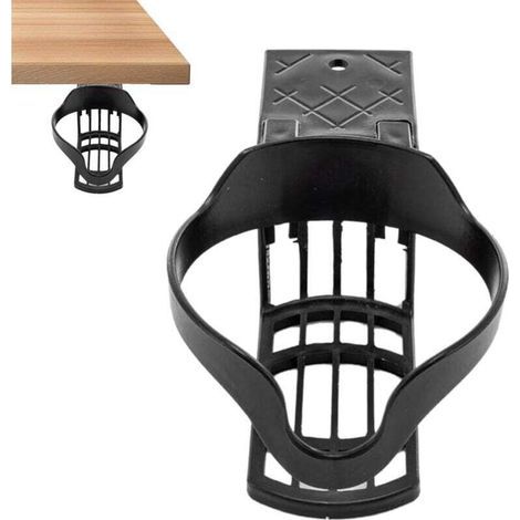 Porte-Gobelet pour Bureau Clip Anti-Renversement pour Tasses Organisateur Boissons Avec Pince Pour Table De Jeu Et Chambre