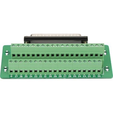 DB37-zu-DB37-G5-B-Klemmenblockadapter mit Halterung (1/5)