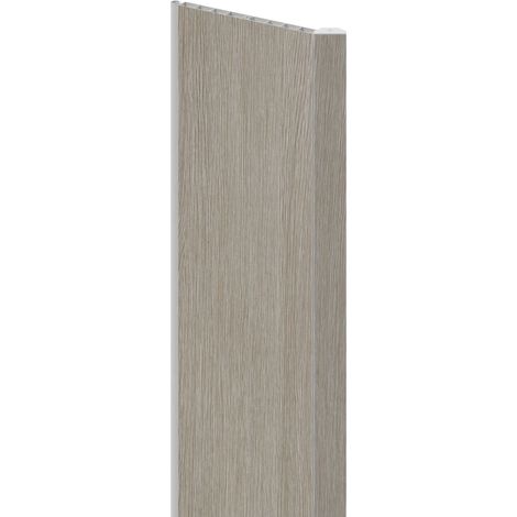 pannello aggiuntivo per porta a soffietto da interno "luciana" cedro, 15x1 cm