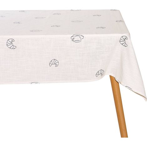 Tovaglia fra rettangolare 140x240 cm bianca - Atmosphera créateur d'intérieur (1/3)