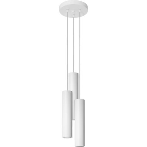 Hängelampe weiß dreifach Röhre LAGOS 3xGU10 10W SL.1078 Sollux Lighting (1/5)