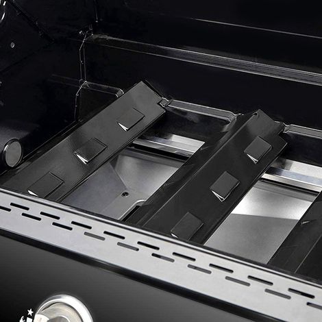 Lot de 4 déflecteurs de chaleur en émail et fer pour barbecue Charbroil - Pièces de rechange (1/5)