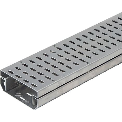 Draenrinne 500x140x60-90mm UT Aluminium/OT Aluminium