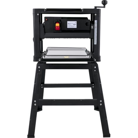 Mophorn 13-Zoll-Dickenhobel, 2000 W Tischgerät, 8000 U/min Holzhobel, 10 AMP, zusammenklappbar mit Eisenständer, 6 m/min Hobelgeschwindigkeit, Staubabsaugung