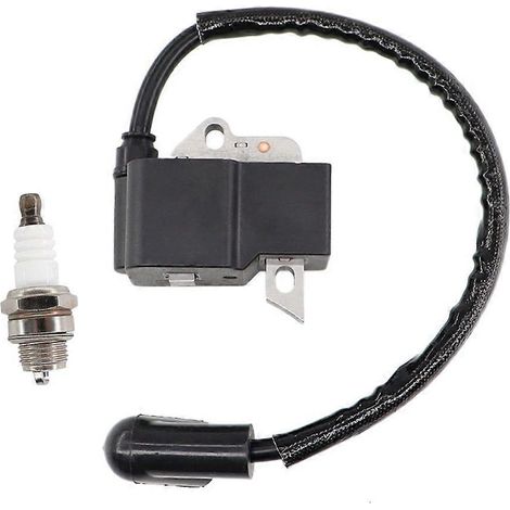 Bobine d'allumage pour débroussailleuse Husqvarna 125E 128L 128LD 128C 125C 128CD 125R 125RJ 128R 125L, bougie d'allumage n° 545046701 (1/5)