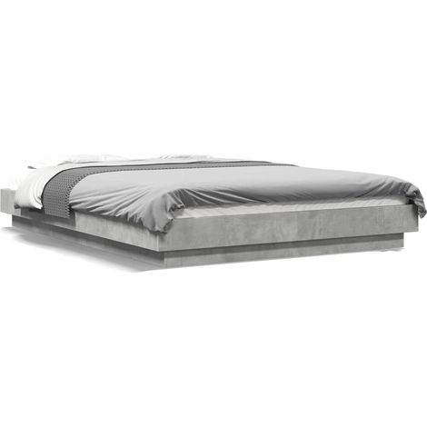 Maison Exclusive - Estructura de cama madera de ingeniería gris h