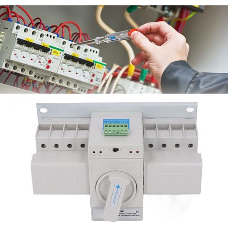 NLQ1-63A/4P 400V Mini-Doppelstrom-Umschalter für Generatoren, CB-Klasse, Mini-ATS (1/5)
