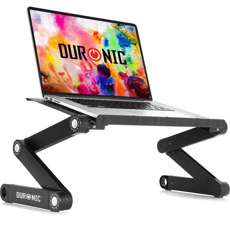 Support d'ordinateur portable réglable - DML121 Support d'ordinateur portable pliable et réglable multifonctionnel avec 6 articulations pour tablette ou MacBook (1/3)