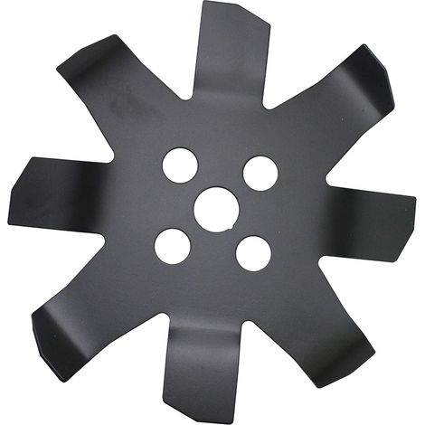 1 Disque De Lame 8 Pointes, Métal Résistant, Pour Débroussailleuse, Noir