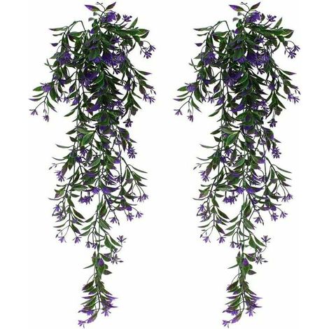 piante artificiali di edera da appendere, piante artificiali verdi per feste, matrimoni, cucina, giardino, decorazione ufficio, viola