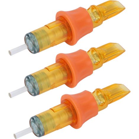 Lot de 10 aiguilles pour machine à tatouer professionnelles en acier inoxydable, hygiéniques et faciles à nettoyer. Cartouches d'aiguilles pour stylo à tatouer, série RM 15RM. (1/5)