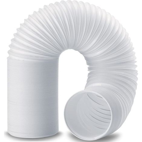 Tuyau flexible d’évacuation d’air pour climatiseur mobile – 1,5 m, diamètre 15 cm, filetage gauche, compatible avec la plupart des modèles (1/5)