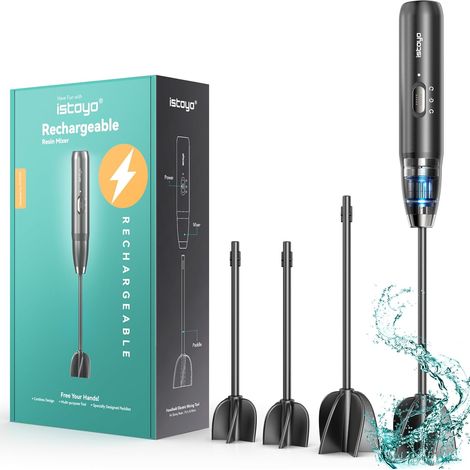 Mélangeur de Résine Rechargeable Époxy pour Sauver Votre Poignet, pour Moules en Résine, Fournitures (1/5)