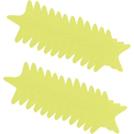 Autocollants de douche antidérapants en forme-Vert 24 pièces (1/2)