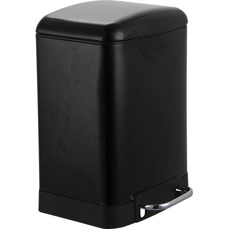 King Home SCHWARZER STAHLRAINER LT.6 MIT ROLL-UP PEDAL 22,5x23x32,5h cm (1/4)