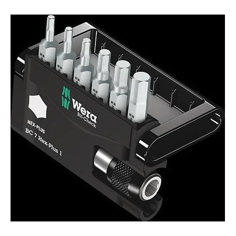 Wera Bit-Check 7 Hex-Plus 1 7 Pezzi