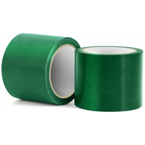 2 cintas de reparación impermeables para lonas, 5 cm x 5 m, ideales para reparar lonas de camiones o invernaderos, lonas de tiendas de campaña o cenadores.