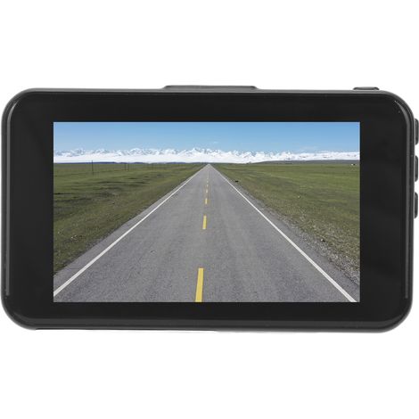 Caméra de voiture Full HD 1080P Double Objectif Écran 3 Pouces Rétroviseur Enregistrement en Boucle Capteur G Dashcam (1/5)