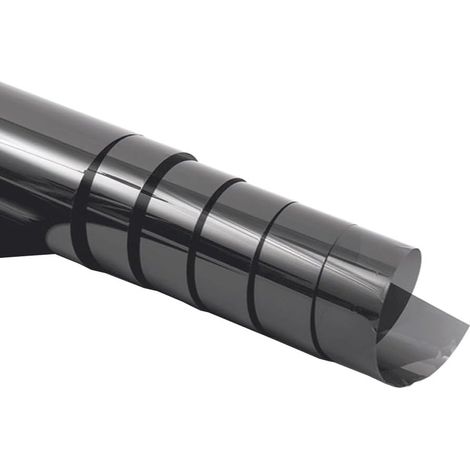 Film de Teinte de Vitre Voiture 70% VLT Film Teinté de Fenêtre Fumée Noir Rouleau Autocollant Verre Film Teinte Solaire Protection Film de Verre Anti Regard 76cm X 300cm (1/5)