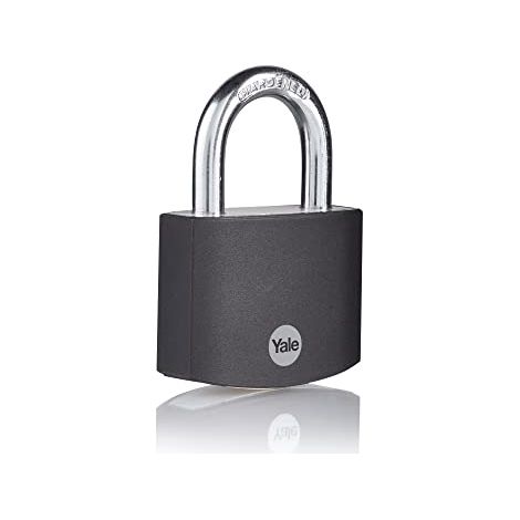 YALE Lucchetto in alluminio YE3B/50/126/1/BK nero 50 mm (1/4)