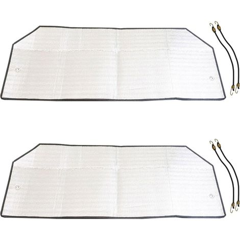 Fundas de 2 piezas para unidades exteriores de aire acondicionado, 110 x 45 cm, funda para aire acondicionado, funda de protección solar para aire acondicionado, resistente a los rayos UV, duradera e (1/5)