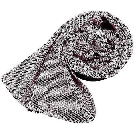 Serviette de jogging rafraîchissante et absorbante, couleur unie-Pink
