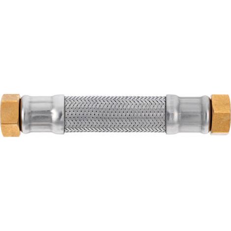 Flexible sanitaire inox DN20 3/4" femelle – Longueur 1500mm – Pression 10 bar – Température max 110°C – Raccords laiton nickelé – IFT