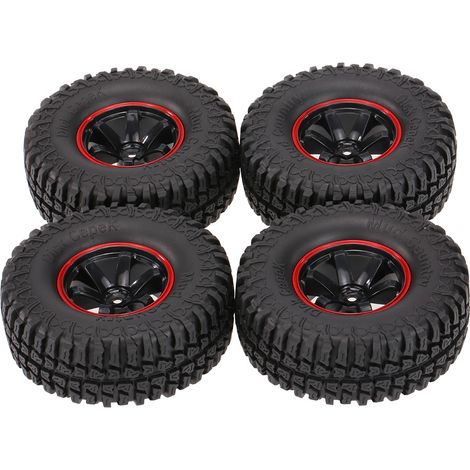 4 pièces AUSTAR AX-3020B 1.9 pouces 103mm 1/10 pneus à échelle avec jante pour D90 SCX10 CC01 RC chenille à roche (1/5)