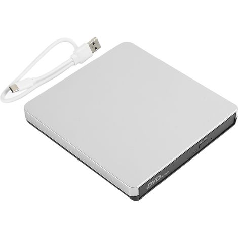 Graveur CD/DVD externe ultra-mince USB 3.0, type CR-RW, portable, pour ordinateur portable et de bureau. (1/5)