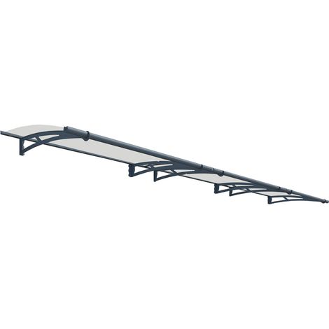 Palram - Canopia Vordach Aquila 4500 Anthrazit 92x450x18 cm